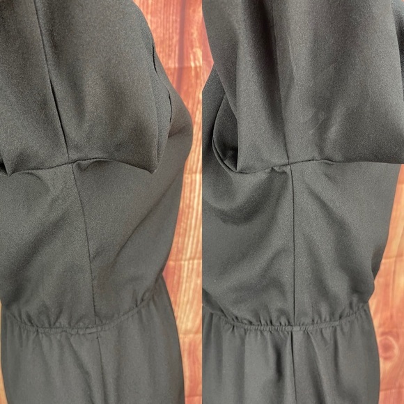 Charlotte Russe black cut out long sleeve surplice mini dress women’s size M - Picture 7 of 15